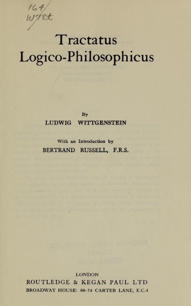 Tractatus Logico-Philosophicus